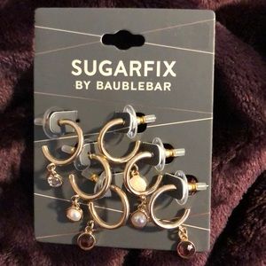 Sugarfix by Baublebar hoop earring set